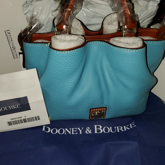 Dooney & Bourke Handbags - Mini Barlow Pebble Grain Satchel  Dooney & Bourke Sky blue